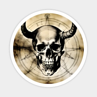 Devils Skull Magnet